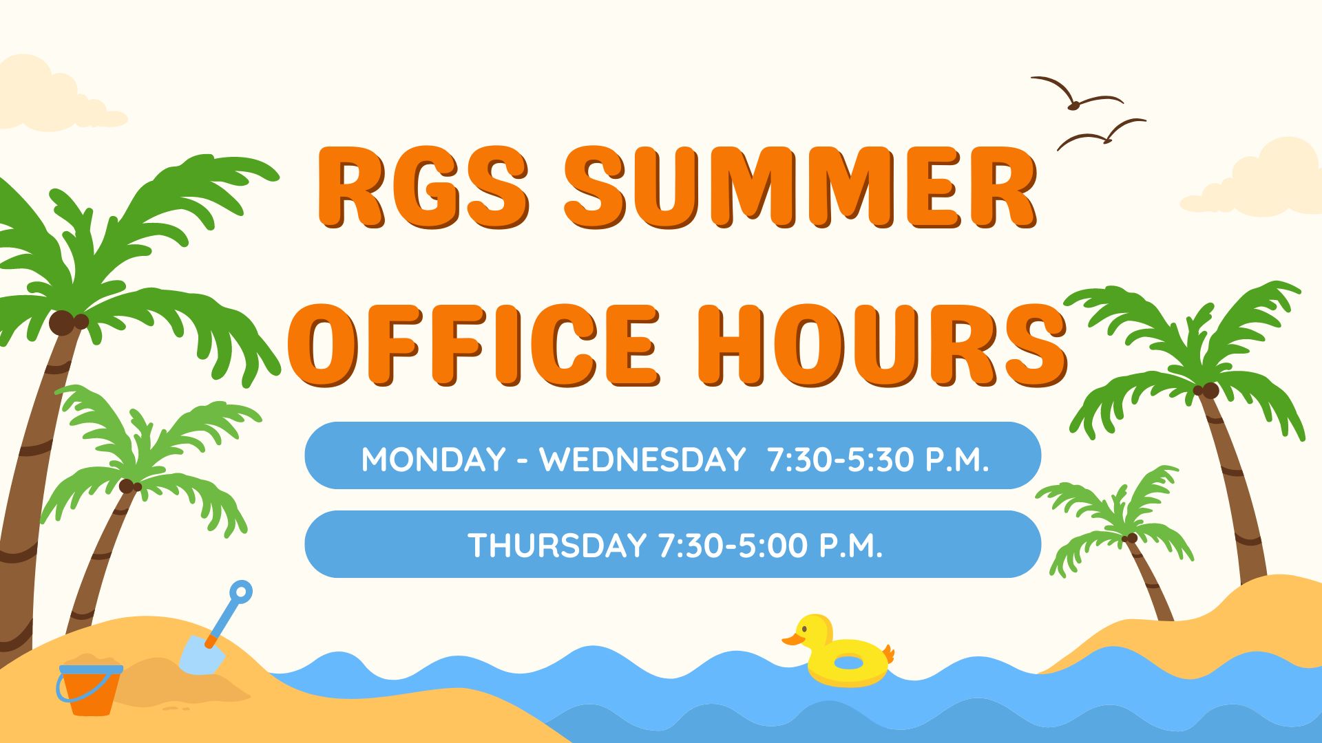 Summer Office Hours 